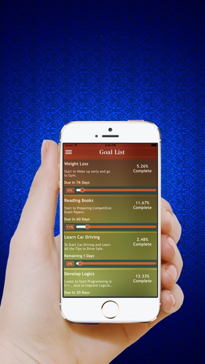 Goal Tracker - Track your Daily Habits,Tasks,Health,Dreams & set personal goals