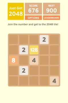 Just Get 2048: A Simple Puzzle Game! - Screenshot 2