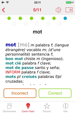 Spanish - French Berlitz Mini Talking Dictionary screenshot 3