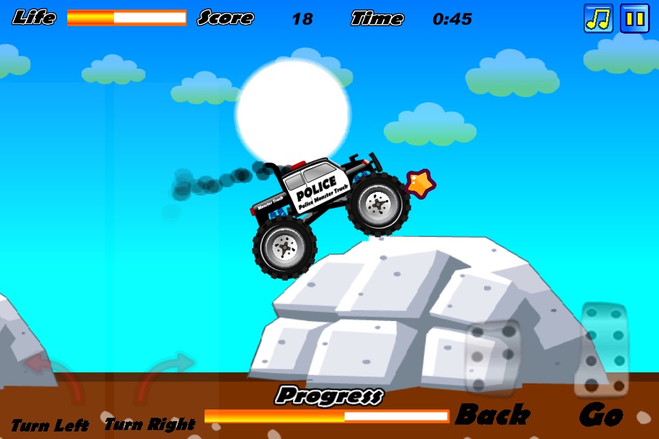 police monster truck screenshot 4