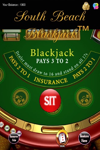Southbeach Blackjack Circus 21 - Bust Fudge Flavors And Parlor Popping Action screenshot 2