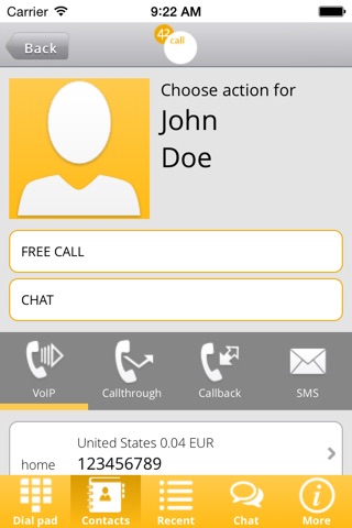 42call screenshot 3