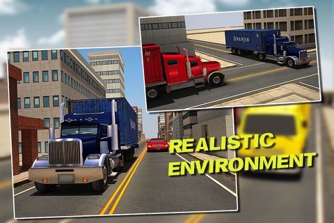 Trucker parking simulator - real highway truck driver screenshot 3