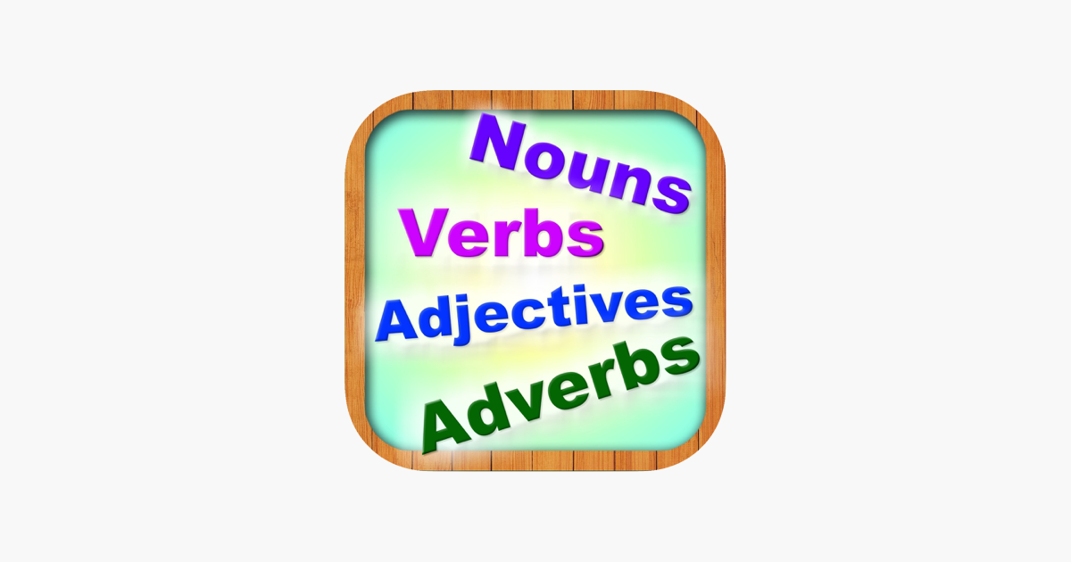 ‎English Grammar Nouns, Verbs, Adjectives and Adverbs for all level