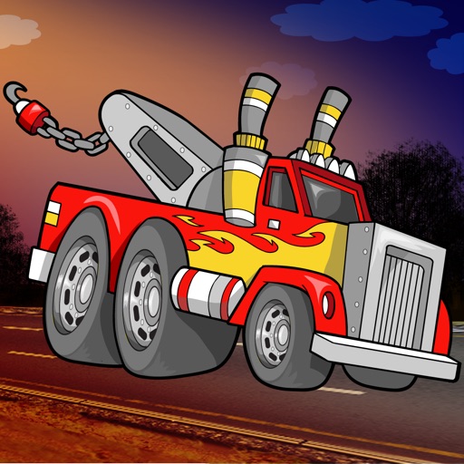 Tow Truck Racing : The towing emergency broken down car rescue - Gold Edition icon