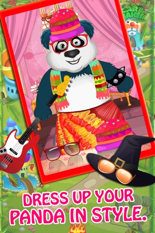 Panda Care – Kids animal run, spa and salon game screenshot 4