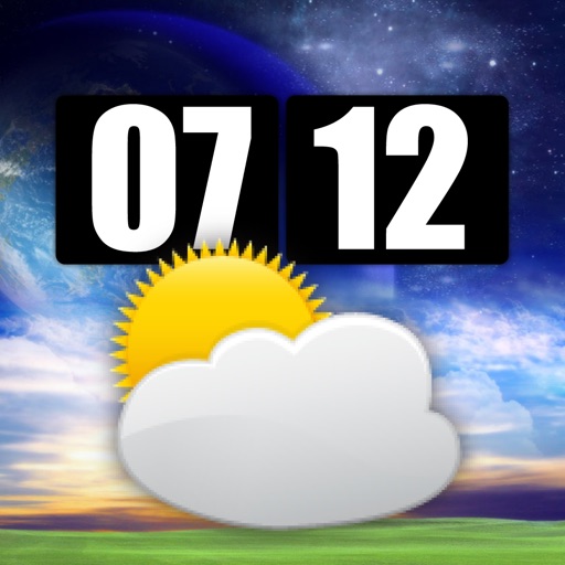 Awesome World Weathers Clock icon