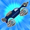 Retro Shooting Monster Truck In Space Racing Game