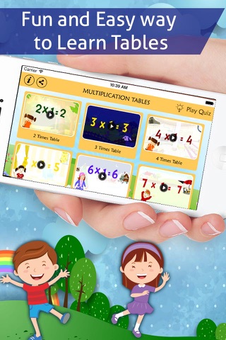 Multiplication Tables For Kids screenshot 2