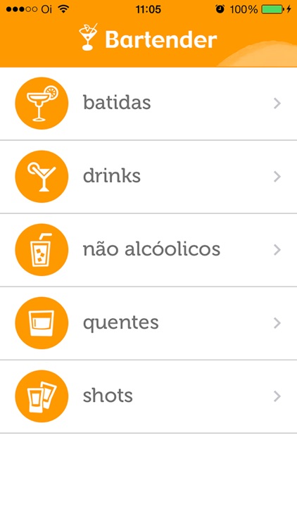 Bartender Receitas