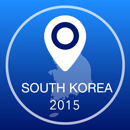 South Korea Offline Map + City Guide Navigator, Attractions and Transports icon