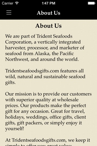 TridentSeafoodsGifts screenshot 4