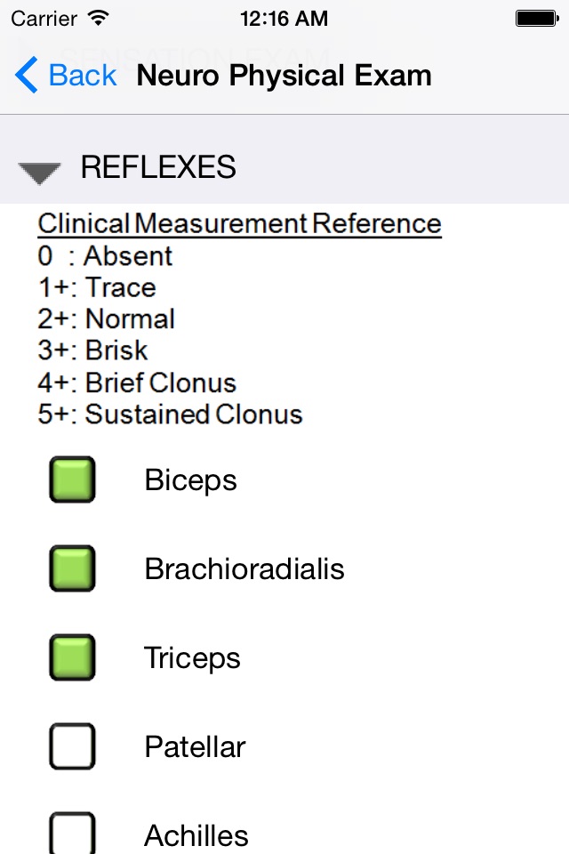 Neurology Exam Tools screenshot 4