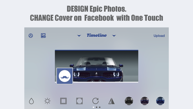 ‎MagiCover: Timeline Cover Maker for Facebook Screenshot
