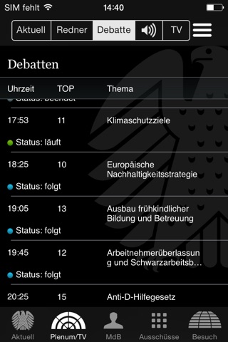 Deutscher Bundestag screenshot 3