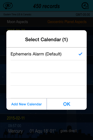 Ephemeris Alarm screenshot 3