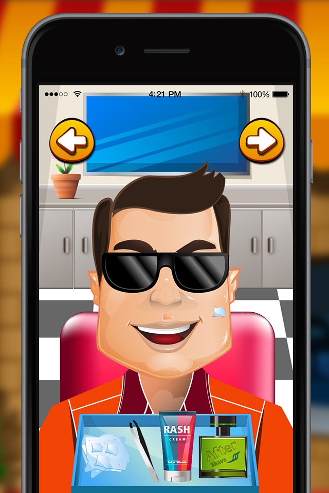 Shaving Salon - Crazy beard shave game for kids screenshot 4