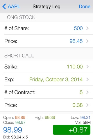 Covered Call : Ideal Tool Help You Buy Stock and Sell Covered Call Option like a Master Pro screenshot 2