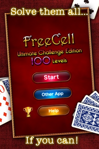 FreeCell: Ultimate Challenge Edition - 100 Levels screenshot 3