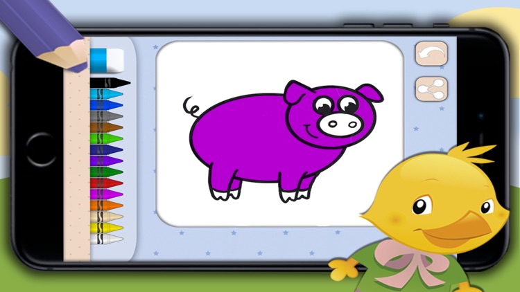 Color farm animals - coloring book screenshot-4