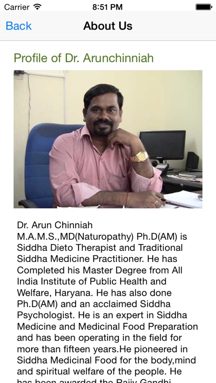 Dr Arun Chinniah