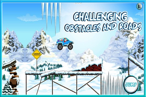 Christmas Delivery Santa Ride : Epic Moto Riding Challenge in Snow Road Lite screenshot 3