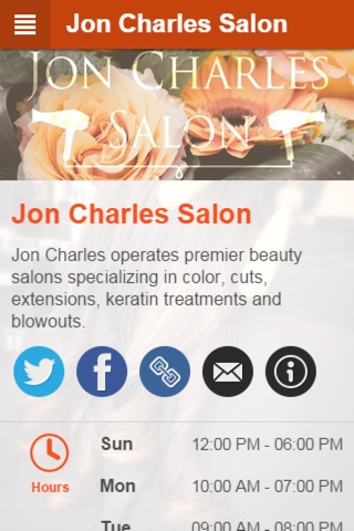 Jon Charles Salon screenshot 2