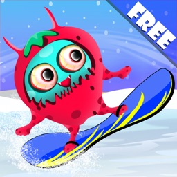 Barry the Berry Snow Monster : The Winter Fun Ski Race