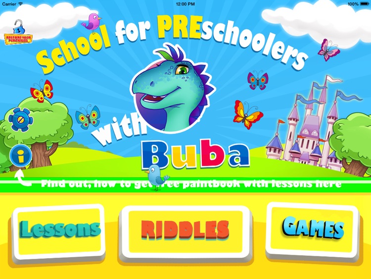 Buba’s Jr Academy : Enhance Kids' Preschool / Kindergarten Academic Curriculum.  From ABCs and 123s to learning Reading, Vocabulary, and Math Skills.