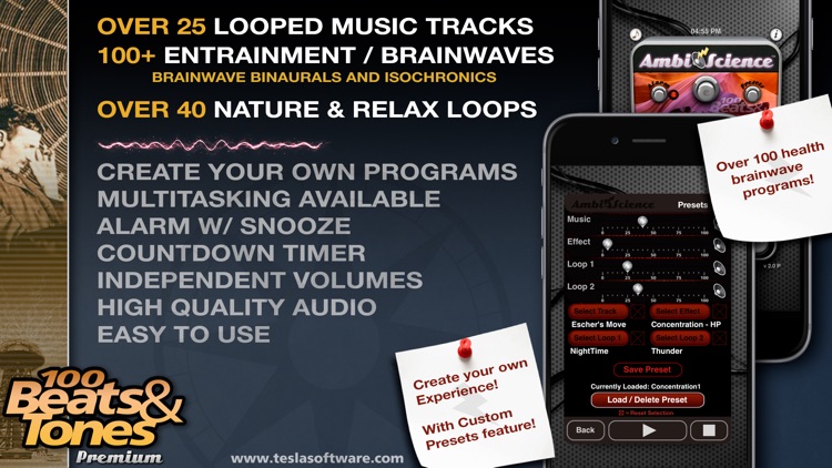 100 Binaural Beats and Tones! Premium*| AmbiScience™