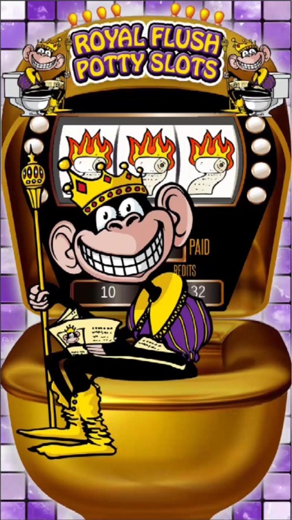 Royal Flush Potty Slots screenshot-0