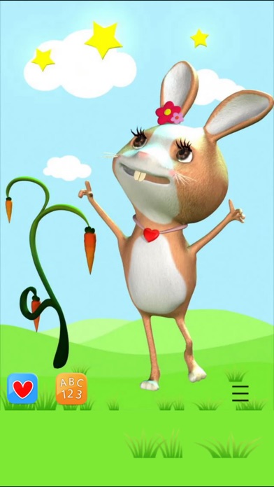 Talking Rabbit Toddler Game screenshot 1