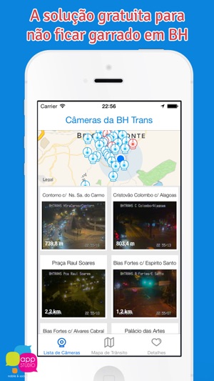 Trânsito BH - Câmeras e mapa do trânsito em Belo Horizonte(圖1)-速報App