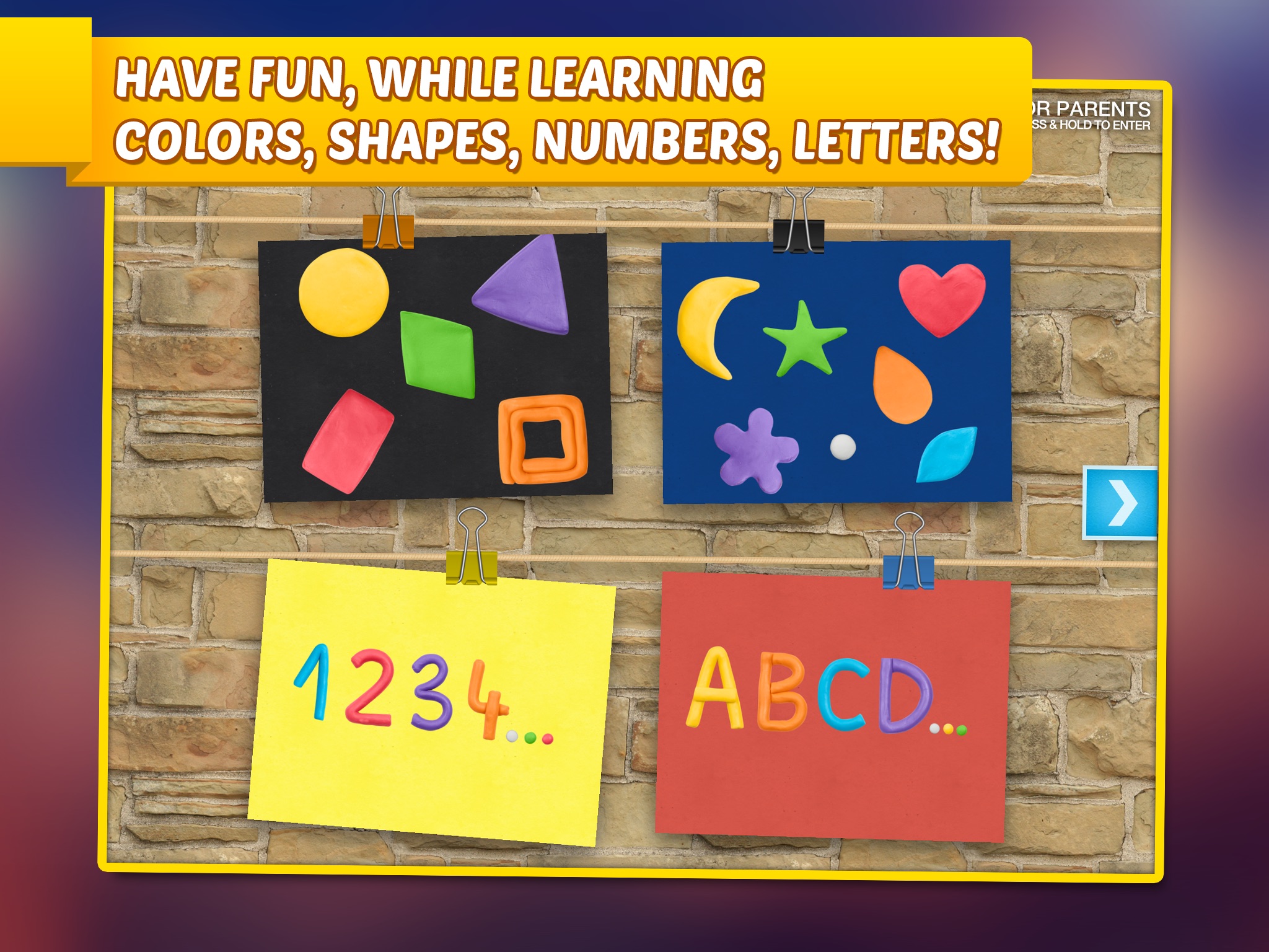 Imagination Box - creative fun with play dough colors, shapes, numbers and letters screenshot 3