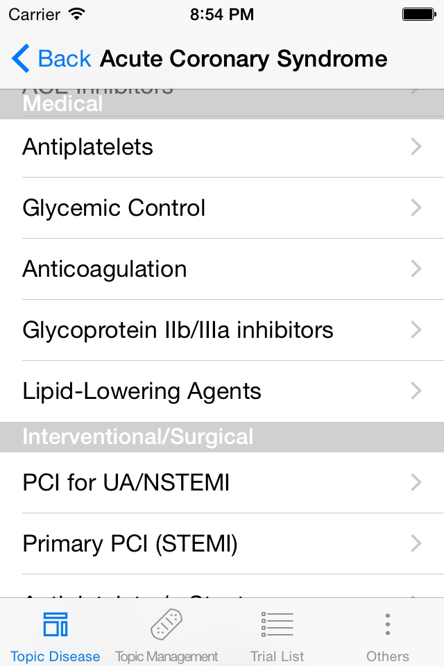 HeartEvidence Pro: Landmark trials in cardiology screenshot 2