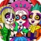 Three Gothic Little Girls Shopping-Free Goth Fashion Style