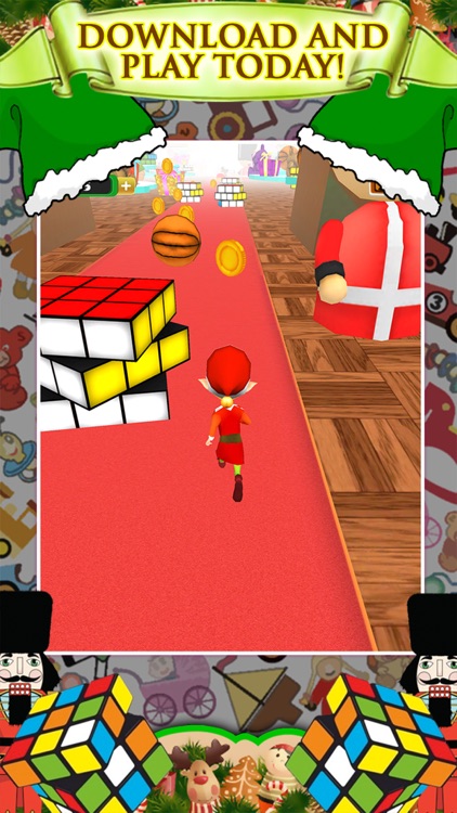 3D Christmas Elf Run - Infinite Runner Game FREE screenshot-4