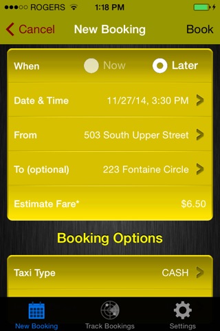 Yellow Cab – Lexington screenshot 2