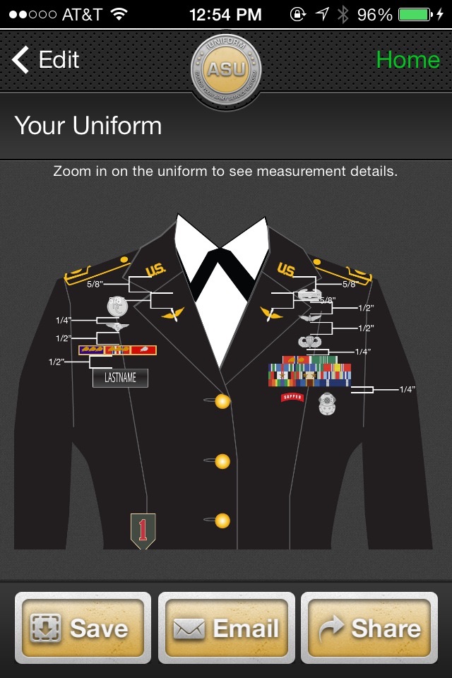 iUniform ASU - Builds Your Army Service Uniform screenshot 4