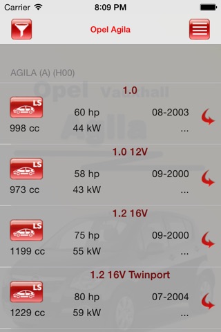 Запчасти Opel Agila screenshot 4