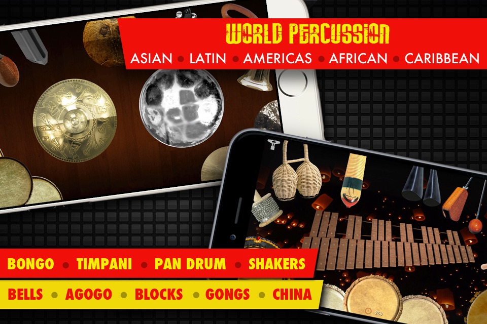 Drums XD - Studio Quality Percussion Custom Built By You! - iPhone Version screenshot 4