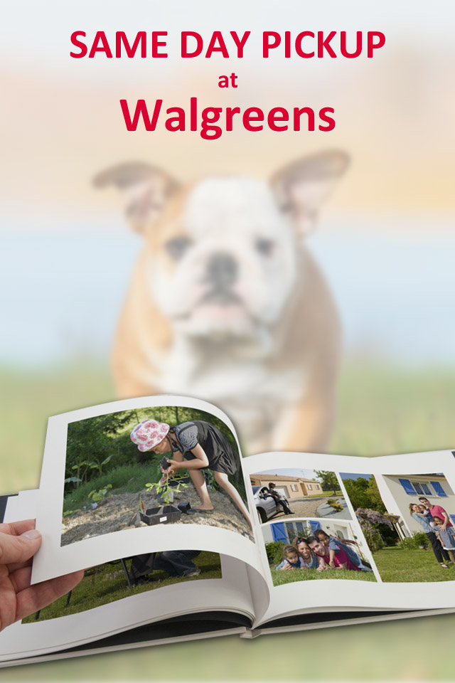 PhotoBook Same Day Pickup, created in 2 Minutes