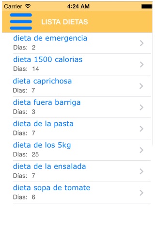 Dietas para adelgazar screenshot 2