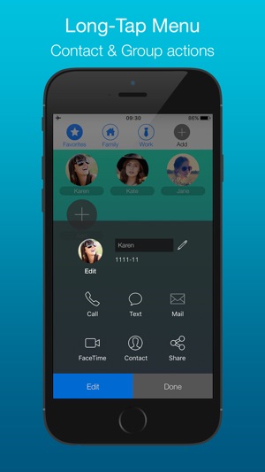 GoDial Pro - Speed Dial/FaceTime, Group Text/Email(圖3)-速報App