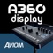 A360 Display enhances the user interface of the Aviom A360 Personal Mixer with customized views that show the volume level, stereo placement, tone, reverb, and metering information for every channel in your mix