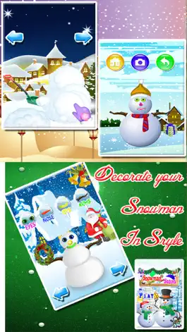 Game screenshot Frosty Winter Snowman Maker & Dress up Salon Free Christmas Games mod apk