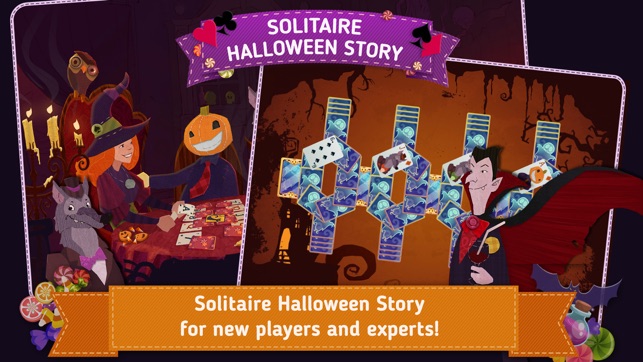 Solitaire Halloween Story: Free Card Gam