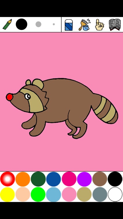 Animal Coloring Ⅱ for Kids Lite : iPhone edition screenshot-3