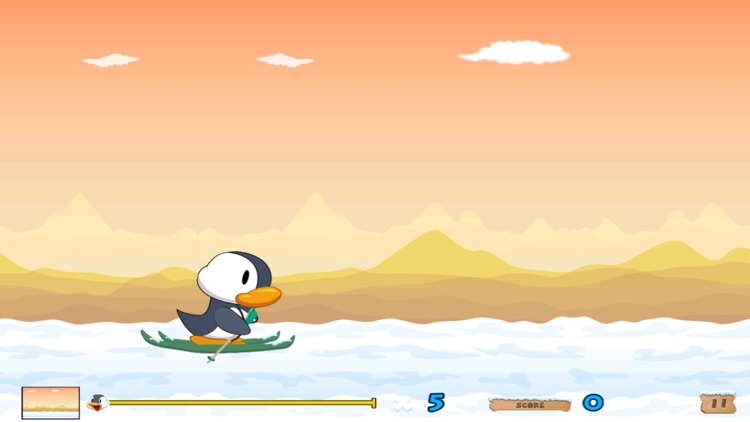 Champion Penguin-Frozen Adventure Run Free screenshot-4