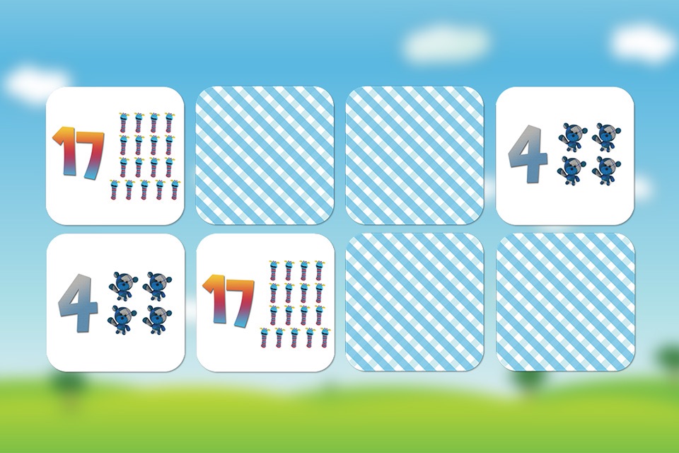 Numbers game 1 to 20 flashcards screenshot 3